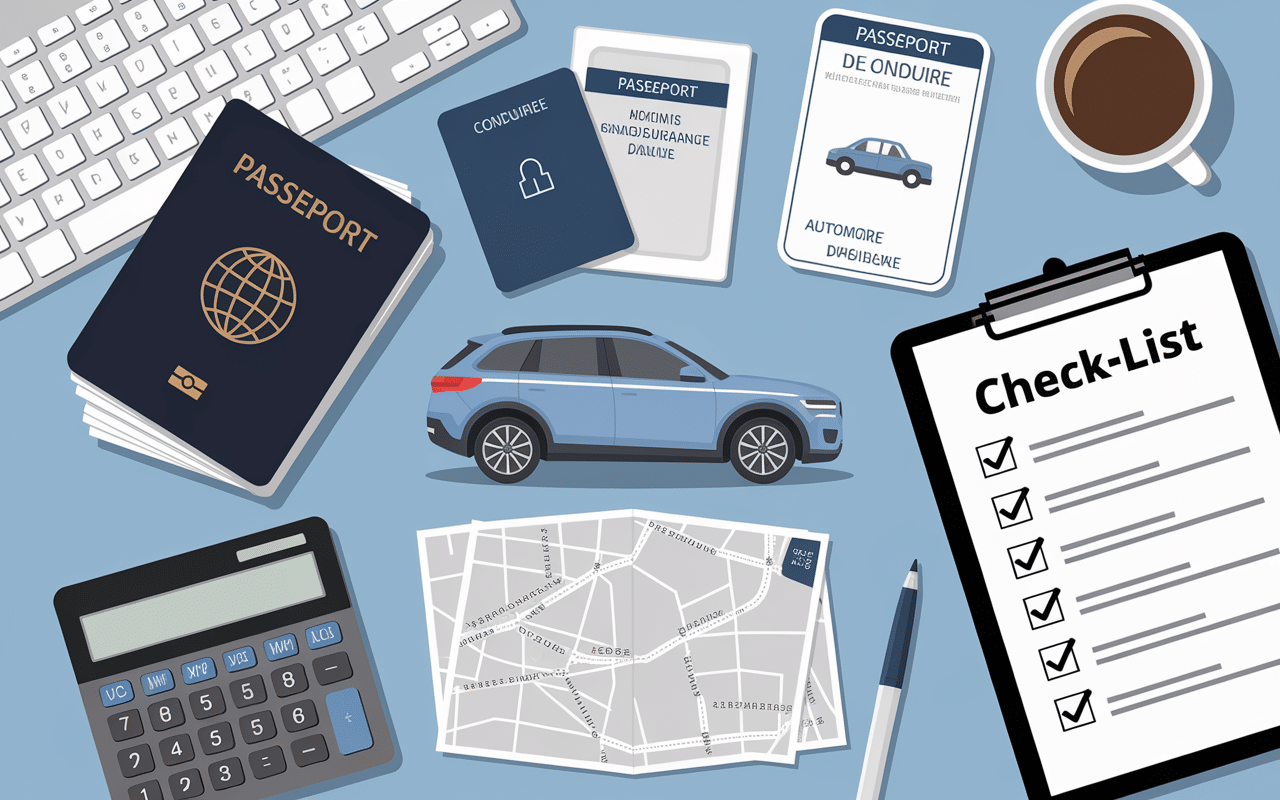 Préparation documents pour aller en Albanie en voiture