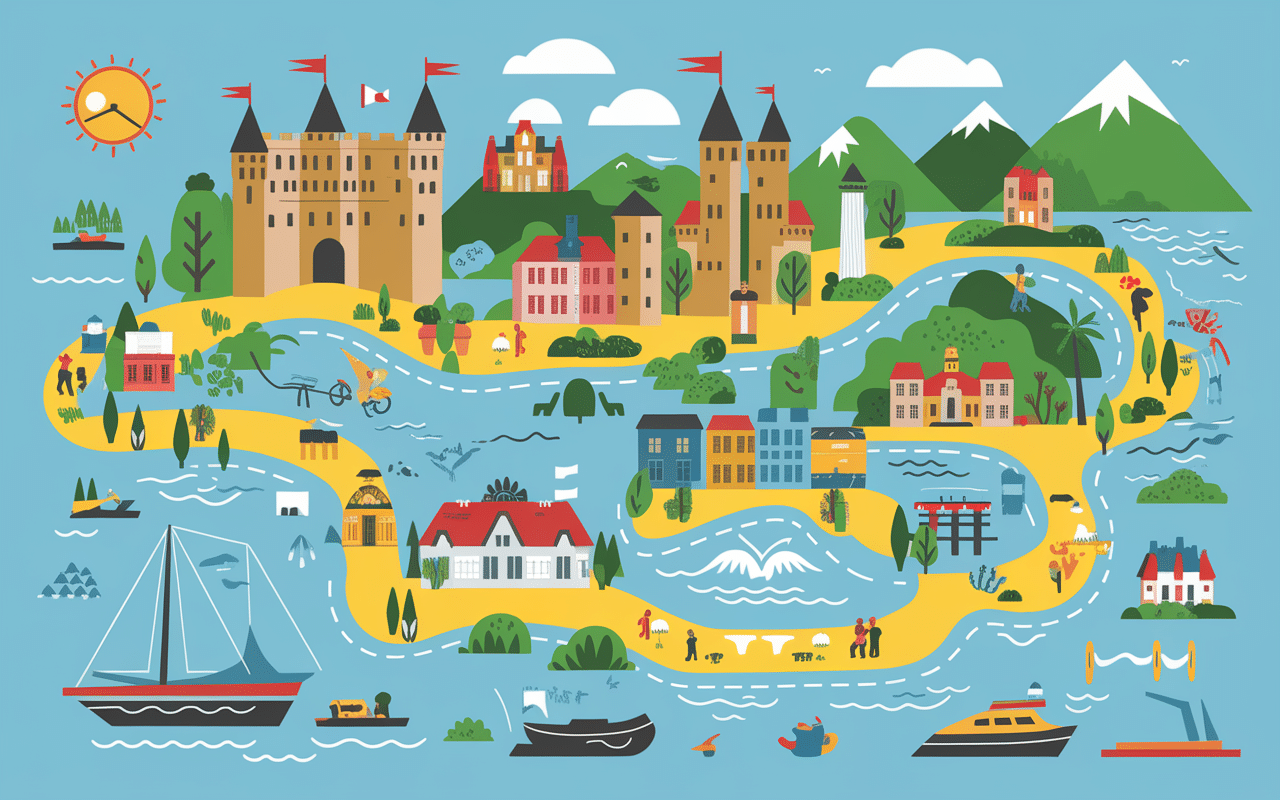 carte itinéraire 15 jours en Albanie en famille