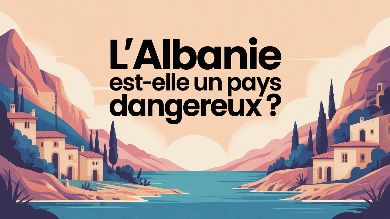 L'Albanie est-il un pays dangereux paysage pittoresque