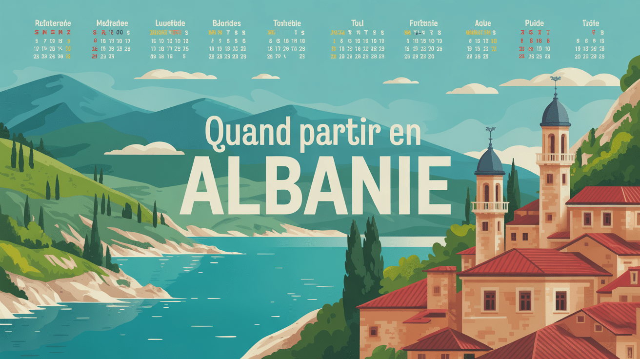 Paysage Albanie calendrier meilleure periode pour aller en albanie