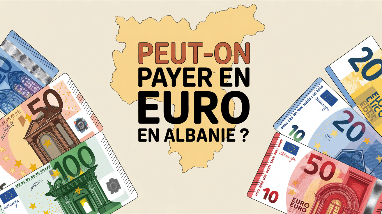 Peut on payer en euro en Albanie billets euros lek carte