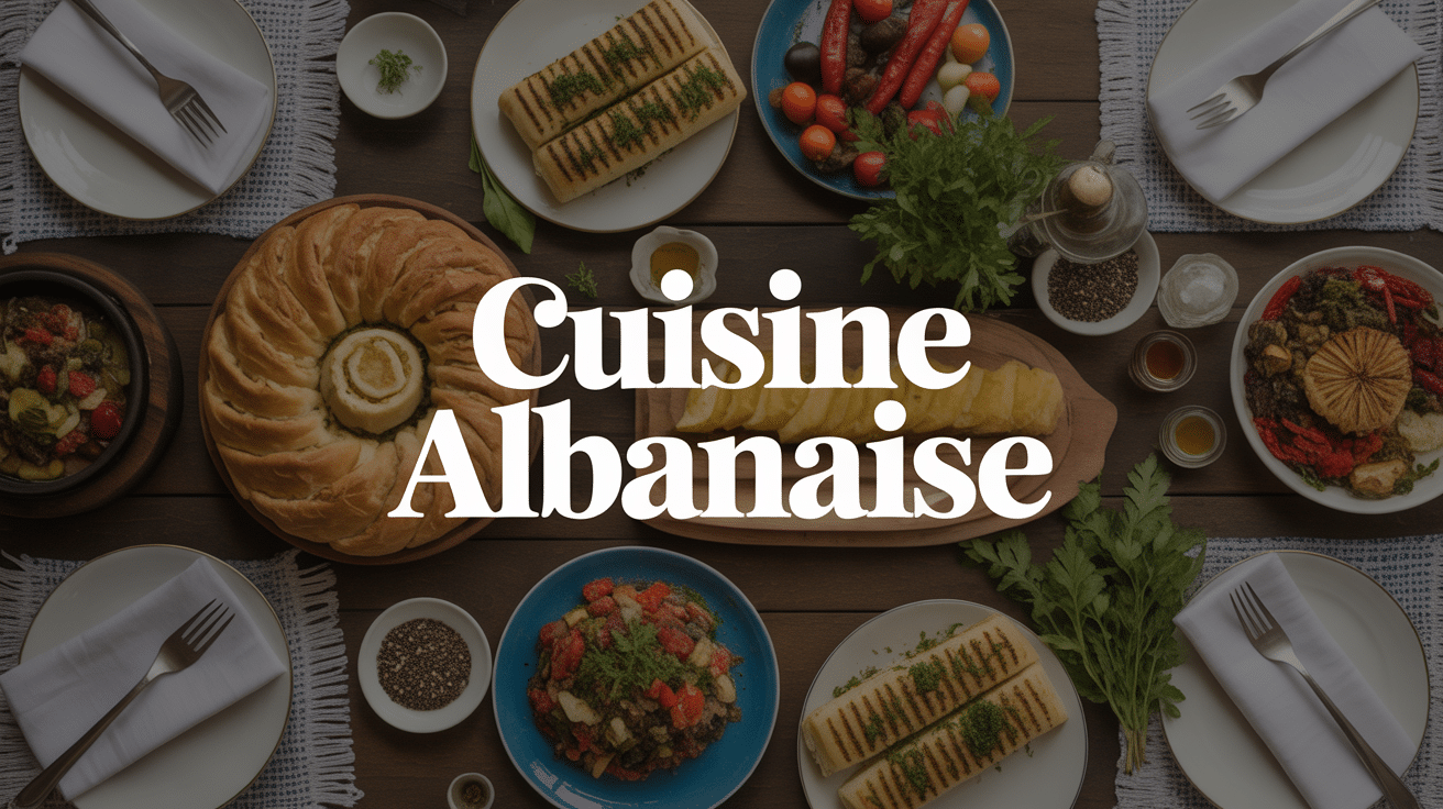 Que mange t on en Albanie plat traditionnel byrek tavë kosi légumes