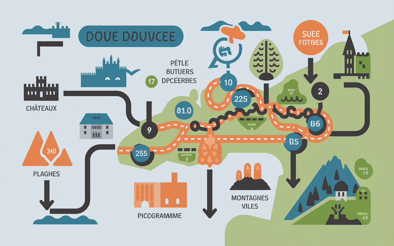 Carte road trip Albanie 1 semaine sites incontournables