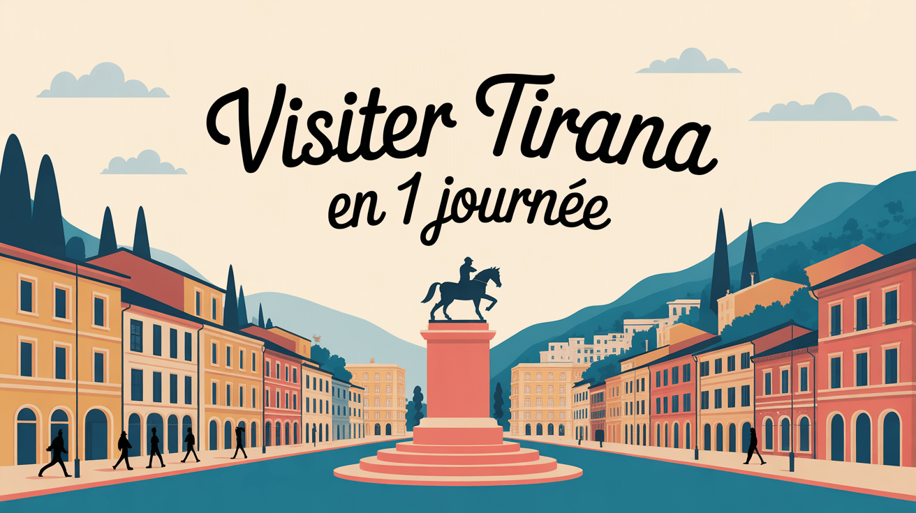 visiter tirana en 1 jour place skanderbeg panorama