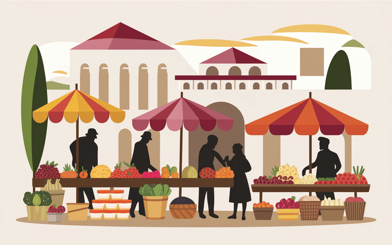 Visiter Tirana en 2 jours marché traditionnel albanais