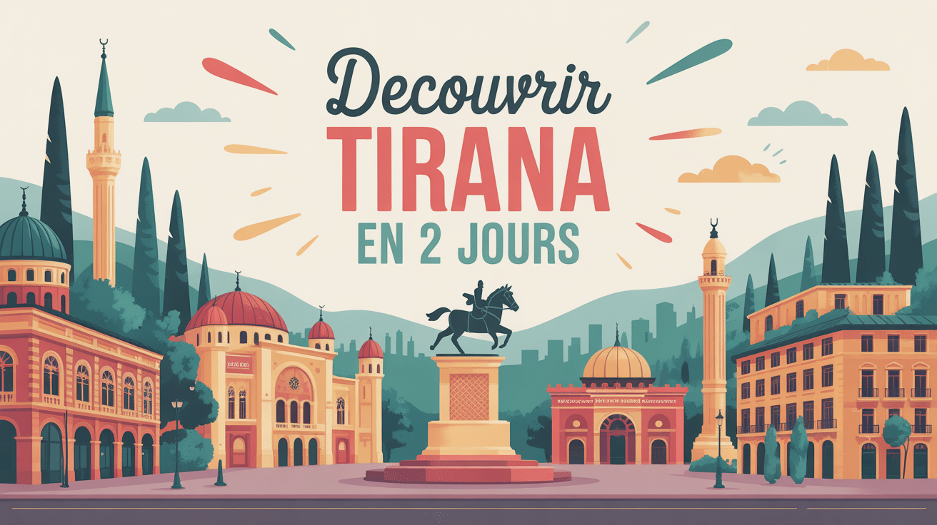 Visiter Tirana en 2 jours panorama place Skanderbeg