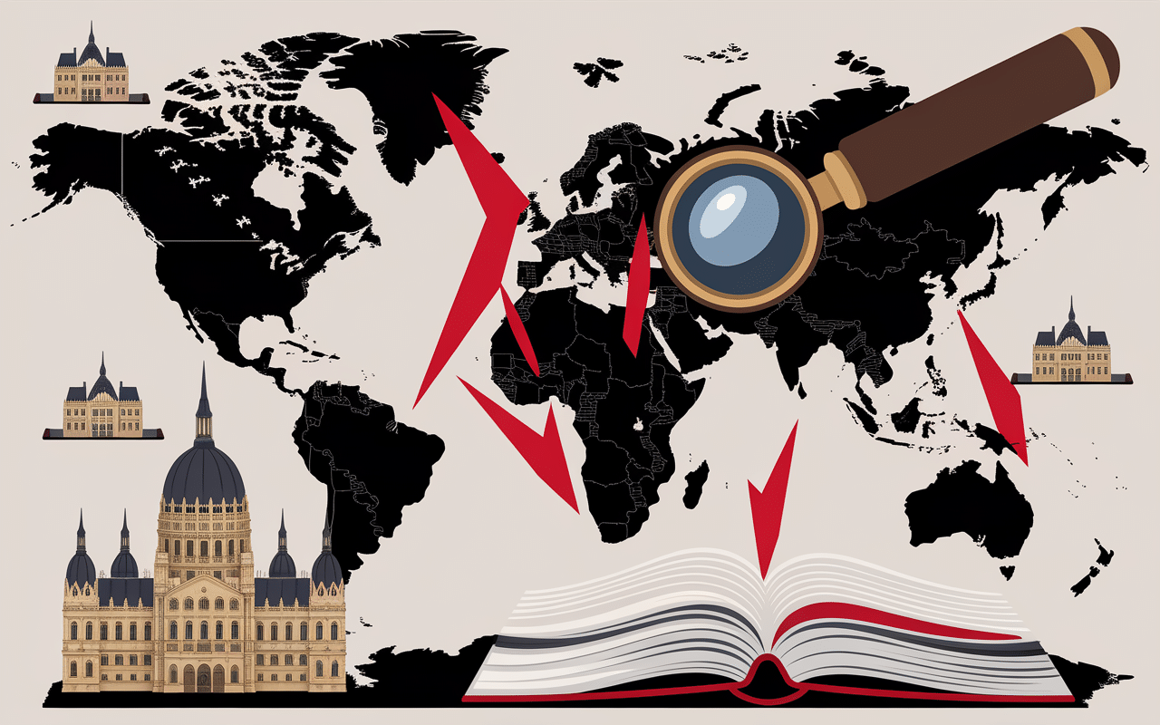 Carte stylisée capitale en x épingles loupe atlas