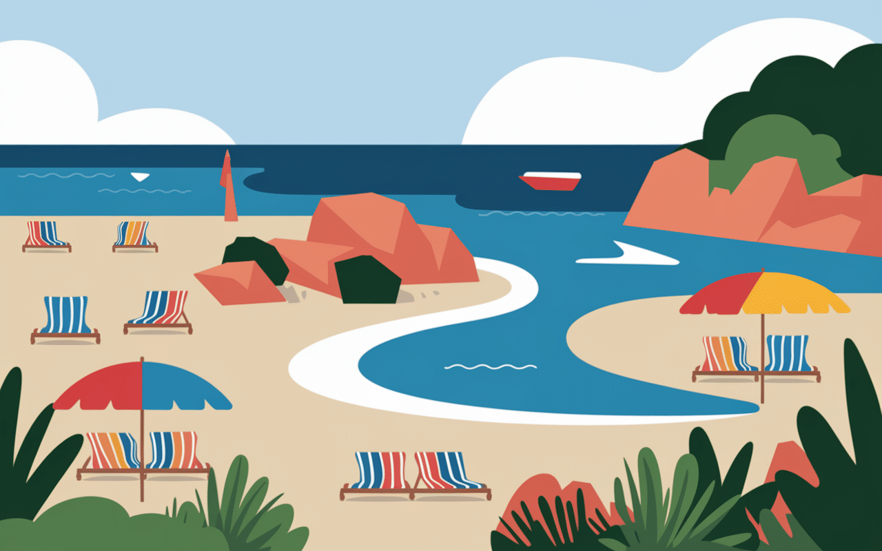 Différents types de zadar plages urbaines criques familiales