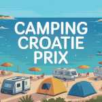 prix camping en croatie bord de mer panorama