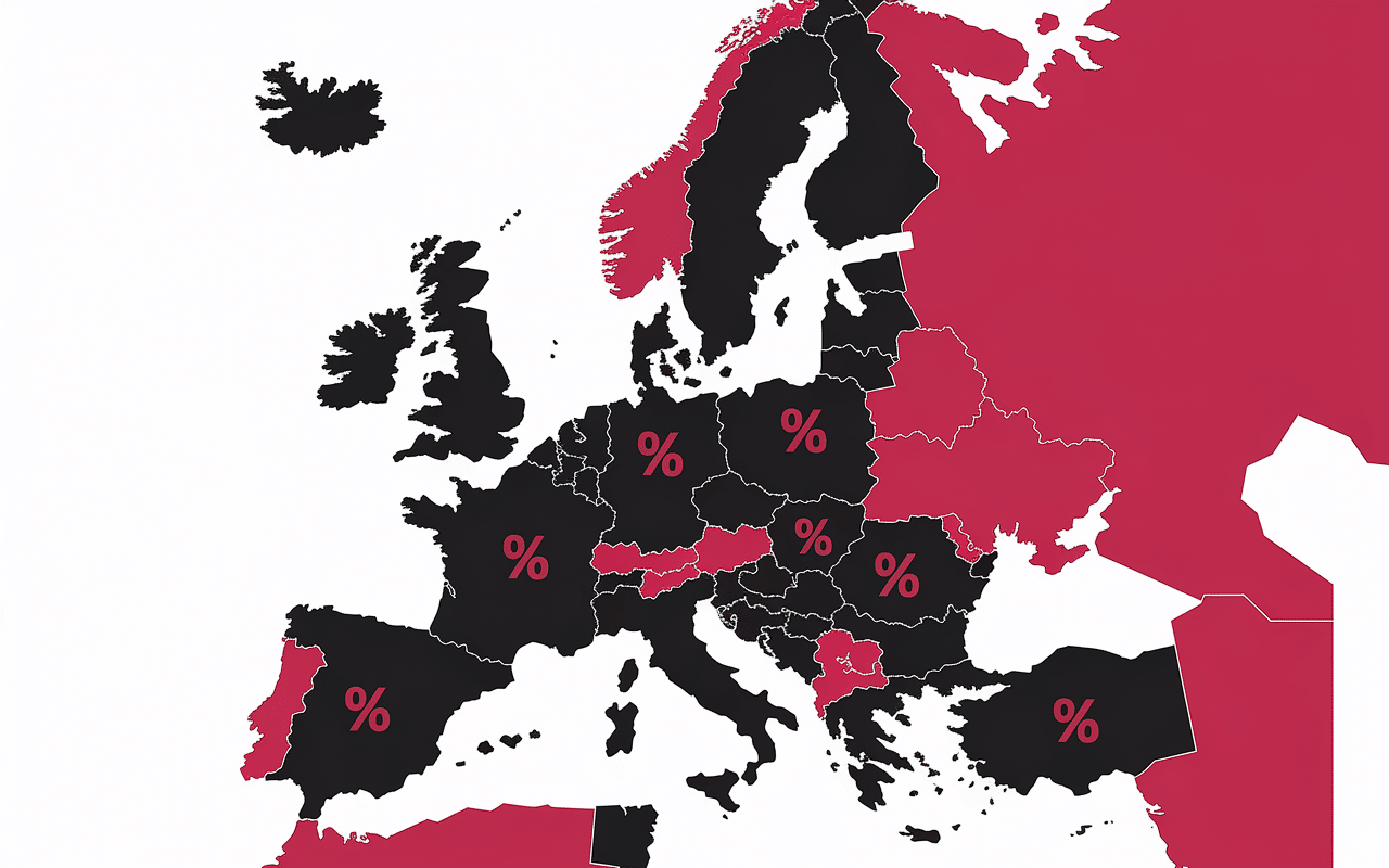 carte europe prix carburant croatie comparaison