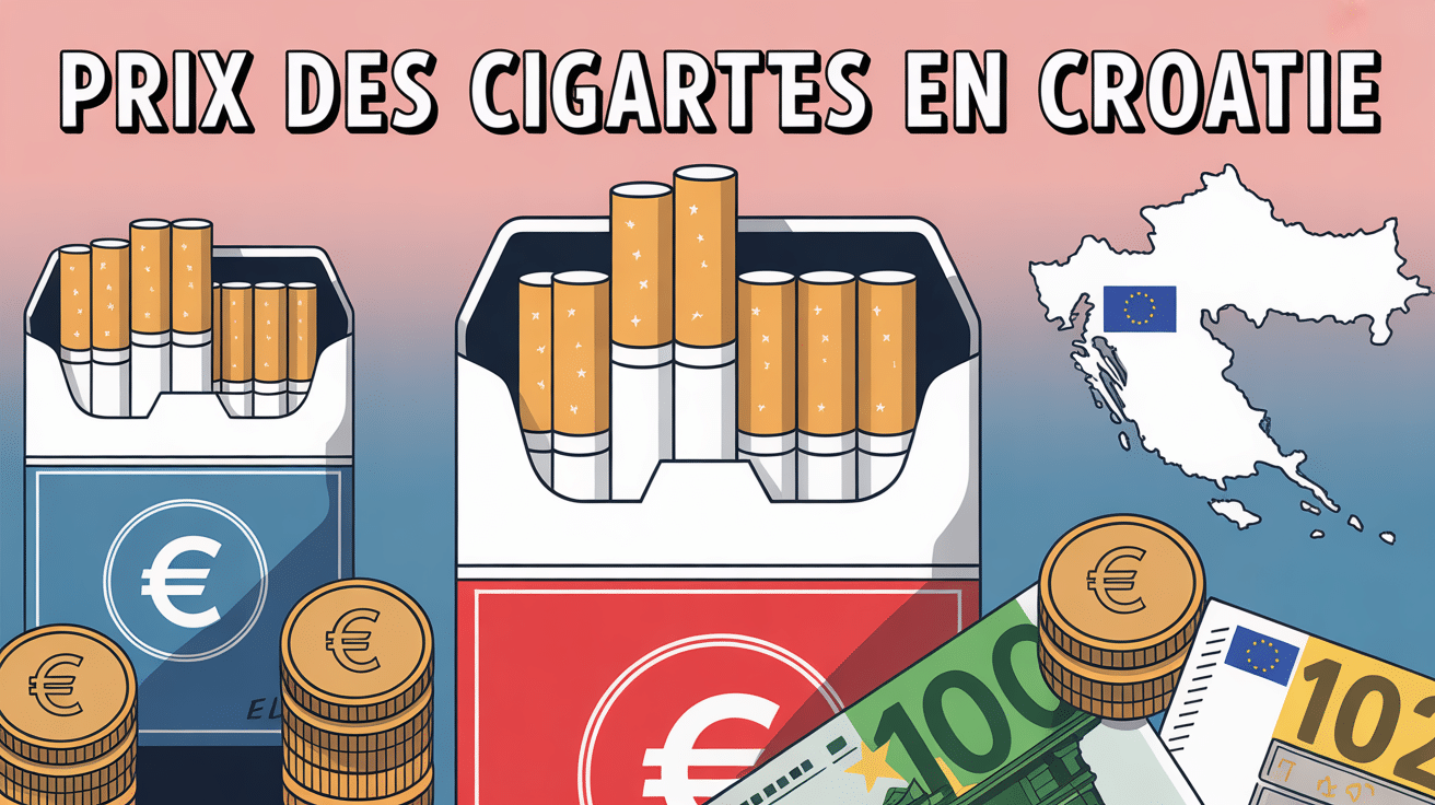 prix cigarette croatie illustration euro carte
