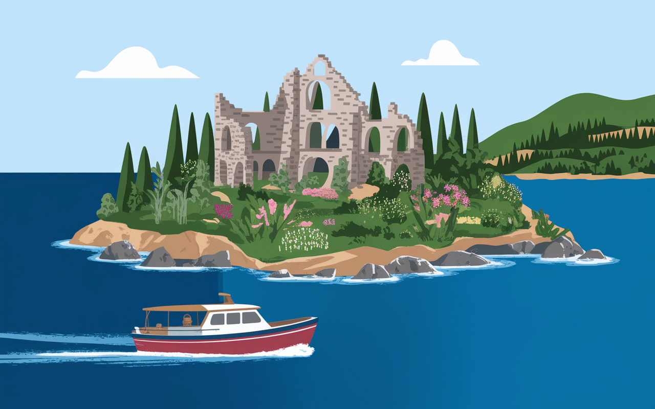 Que faire à Dubrovnik en 3 jours île Lokrum bateau crique