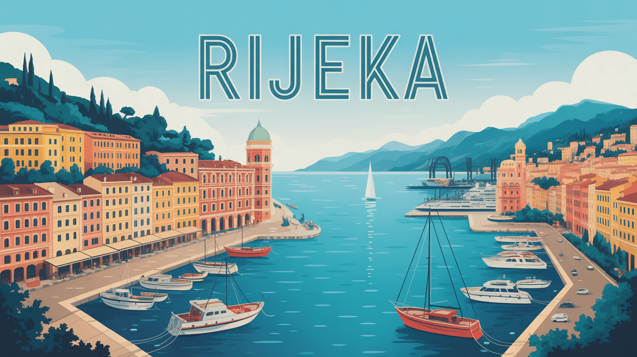 Que faire a Rijeka port Adriatique vue panoramique