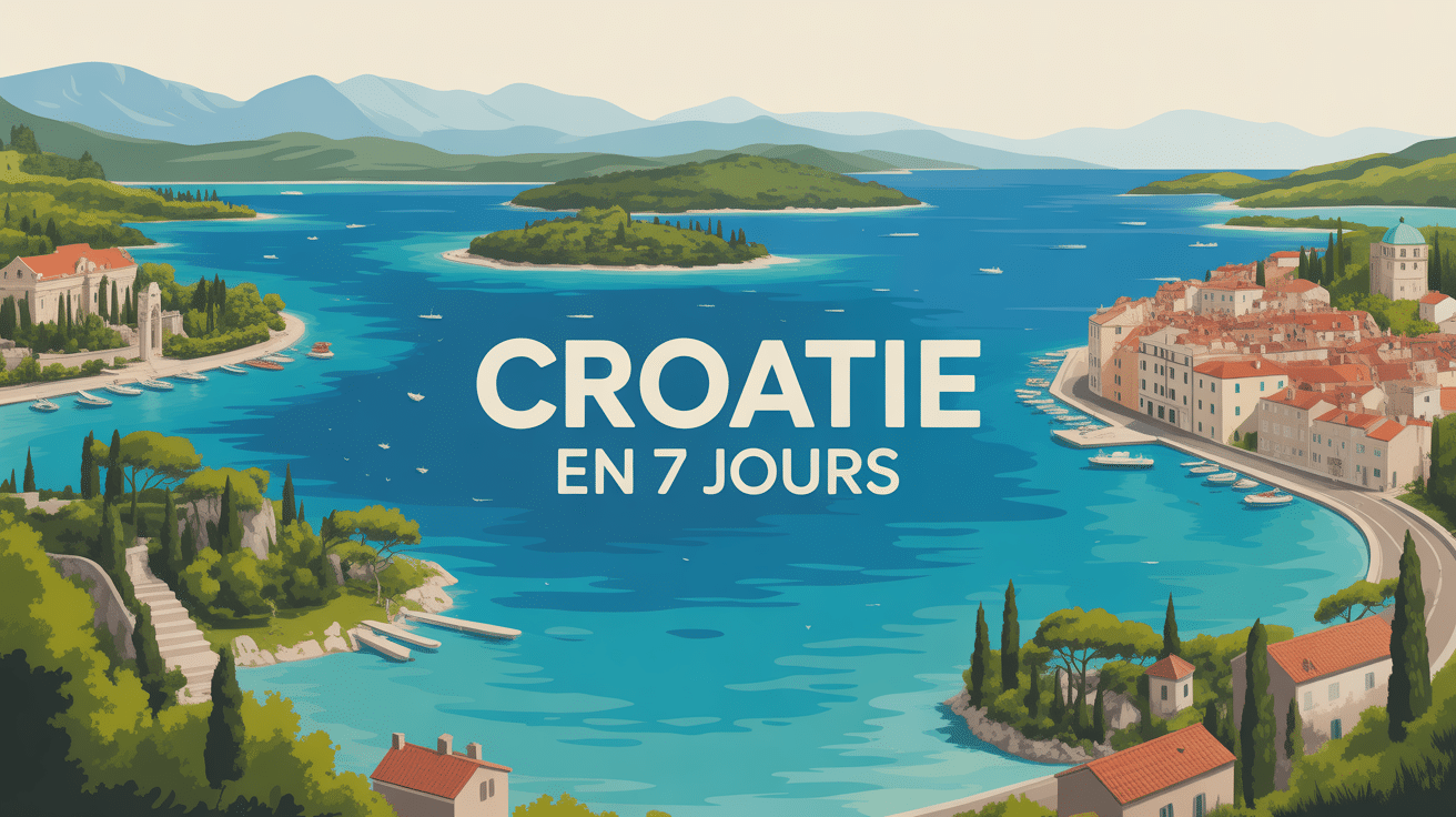 vue panoramique que visiter en croatie en 7 jours