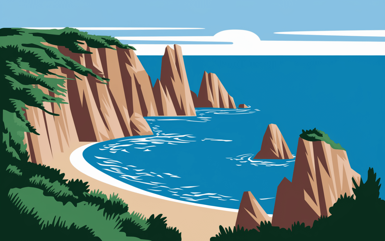 Que voir à Dubrovnik vue côte mer montagnes