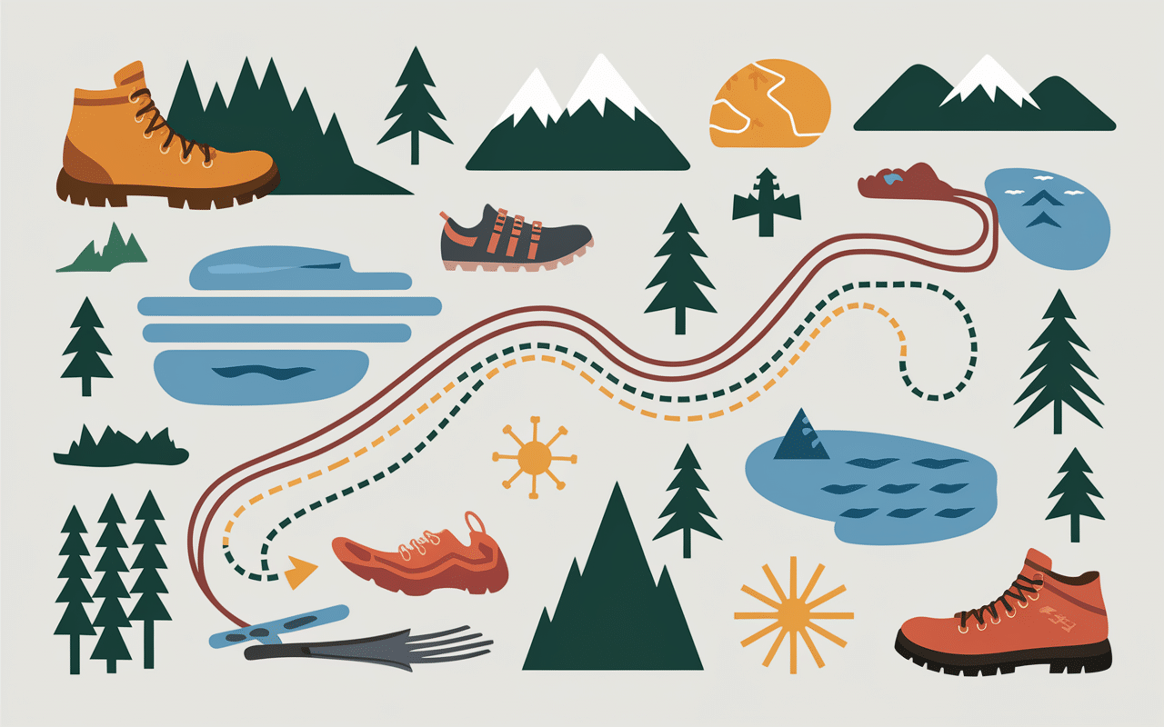 Randonnee Croatie carte topographique sentier