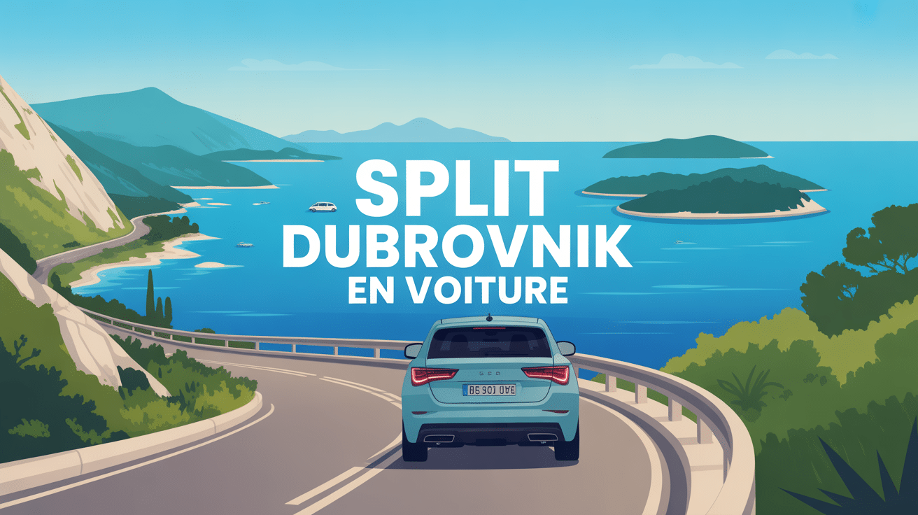 split dubrovnik en voiture route côtière adriatique