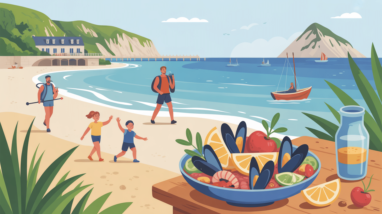 Fruits de mer et activités à Audresselles