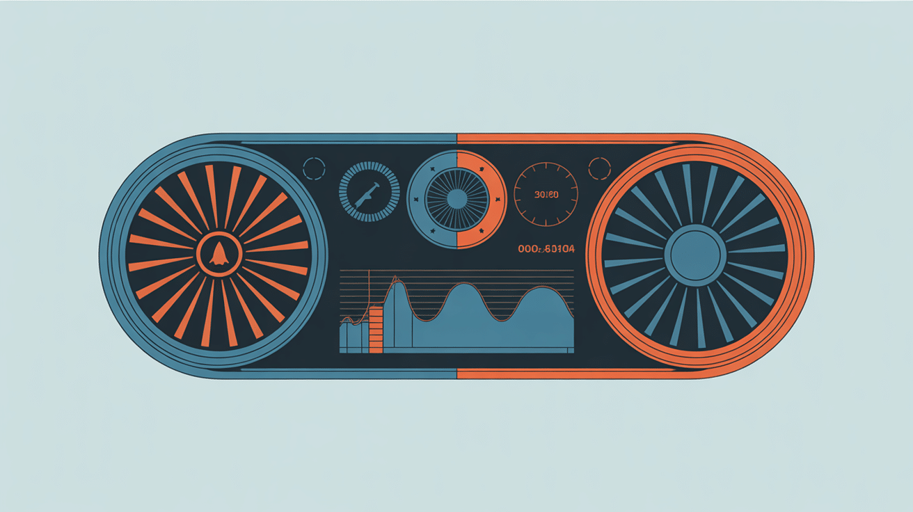 coupe moteur boeing 777-300 indicateurs performance