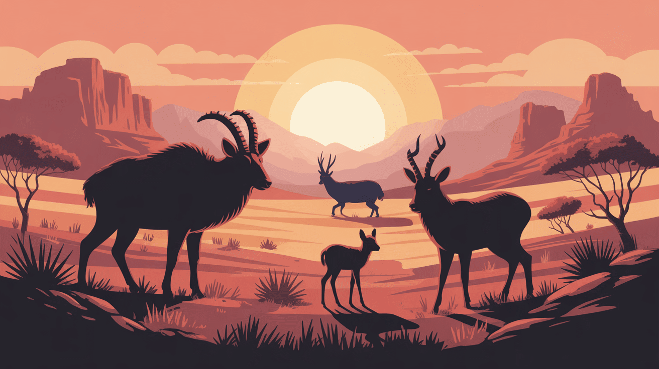 Faune desert de gobi chameau leopard neige