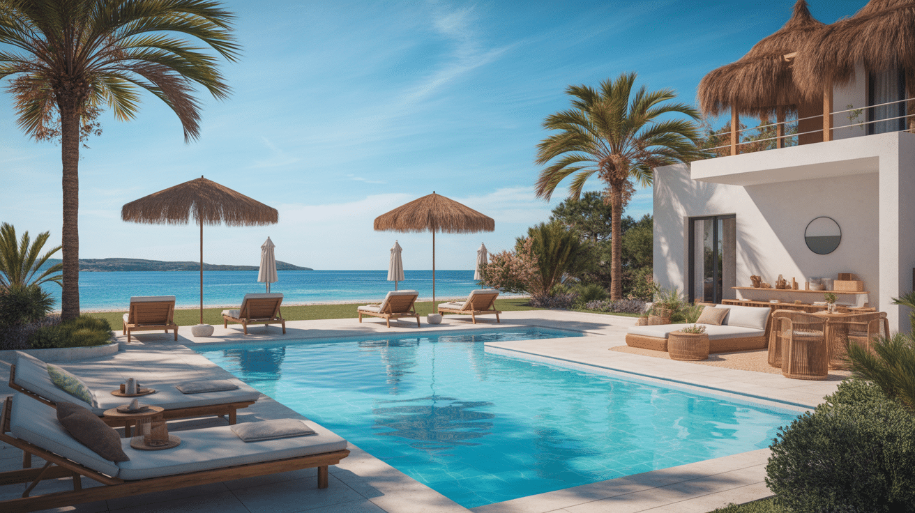 hébergement villa résidence porticcio bord de mer