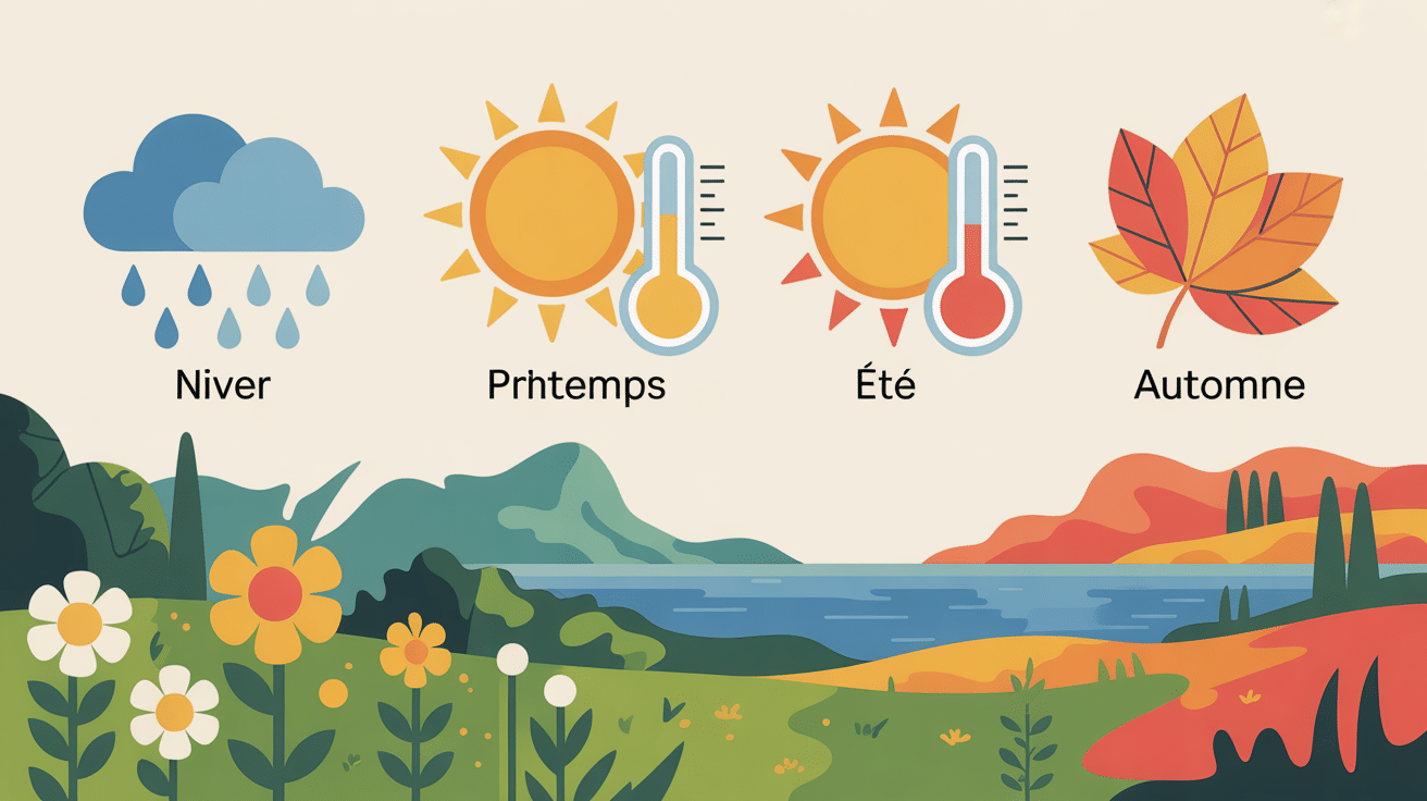 infographie meteo sicile quatre saisons