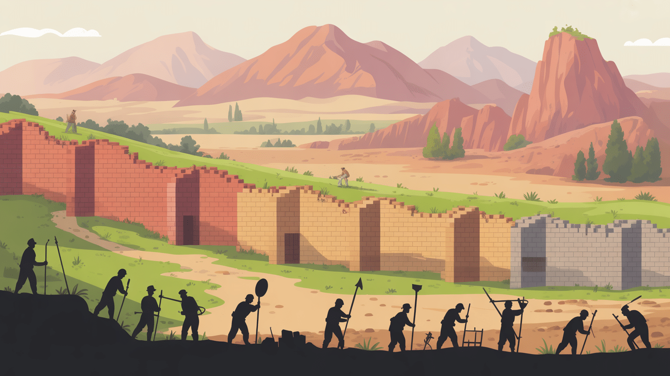 Evolution historique muraille de chine longueur à travers siècles