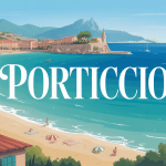 vue panoramique porticcio station balnéaire plage