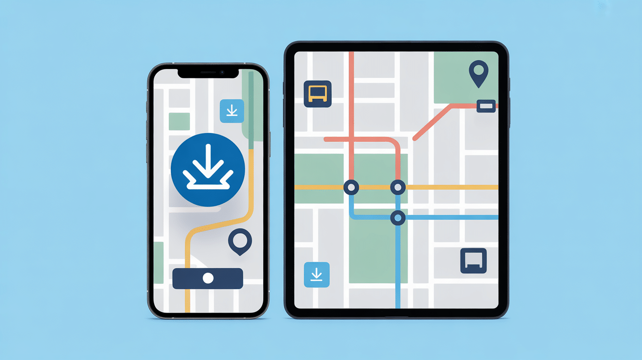 Plan metro Lyon sur smartphone et tablette telechargement