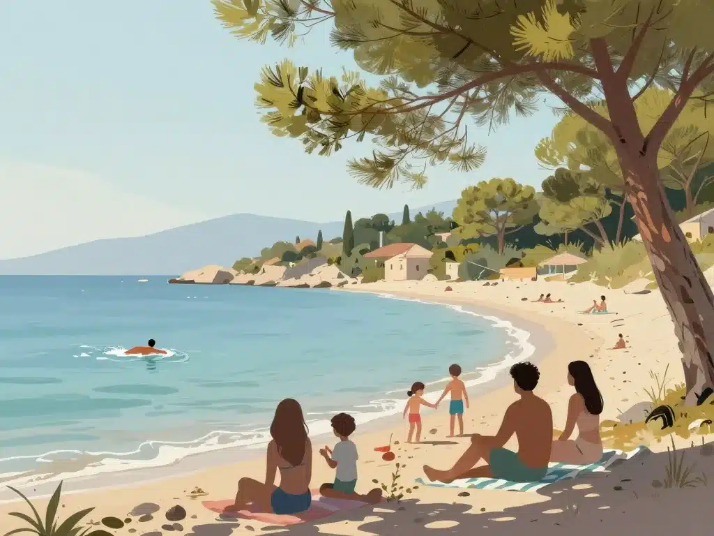 plage de fiume bughju activités famille calme