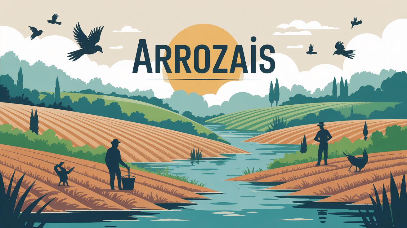 arrozais portugais rizières inondées oiseaux agriculteurs