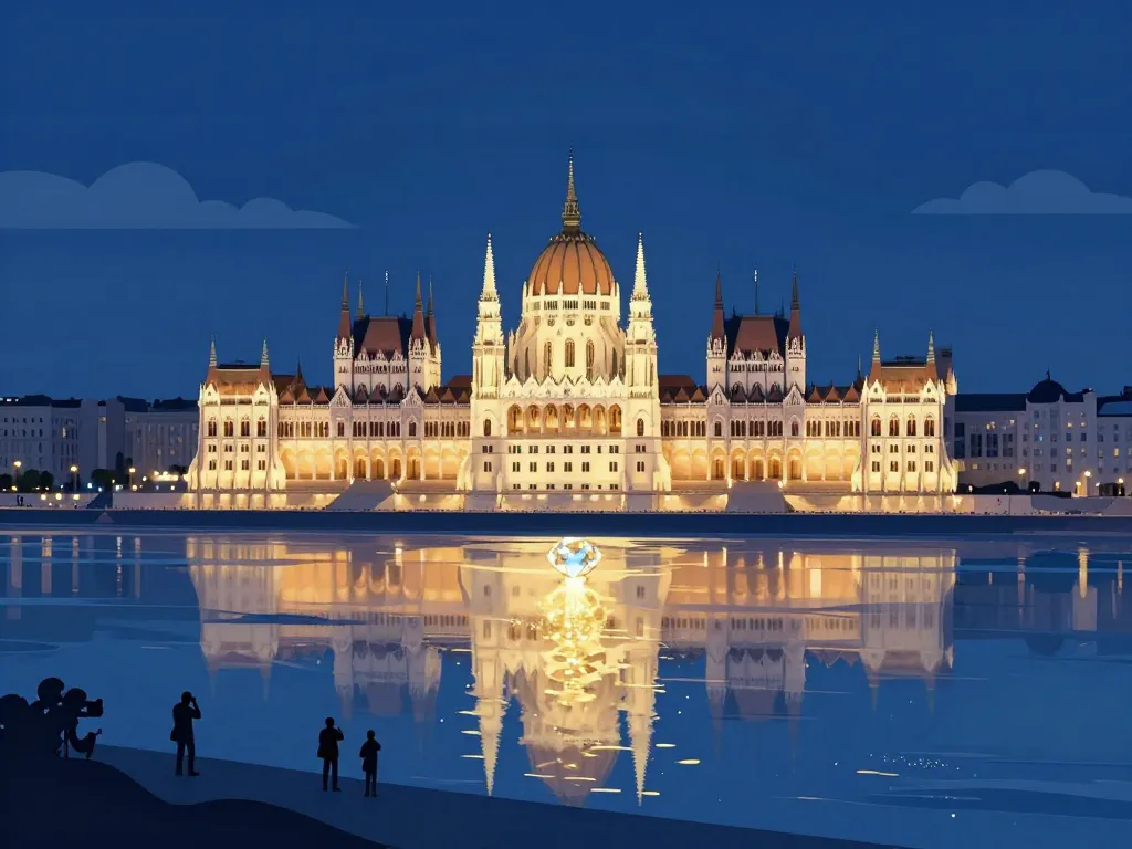 budapest parlement vue spectaculaire sur le danube