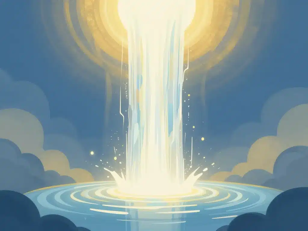 cascade la parabole image sens et portée