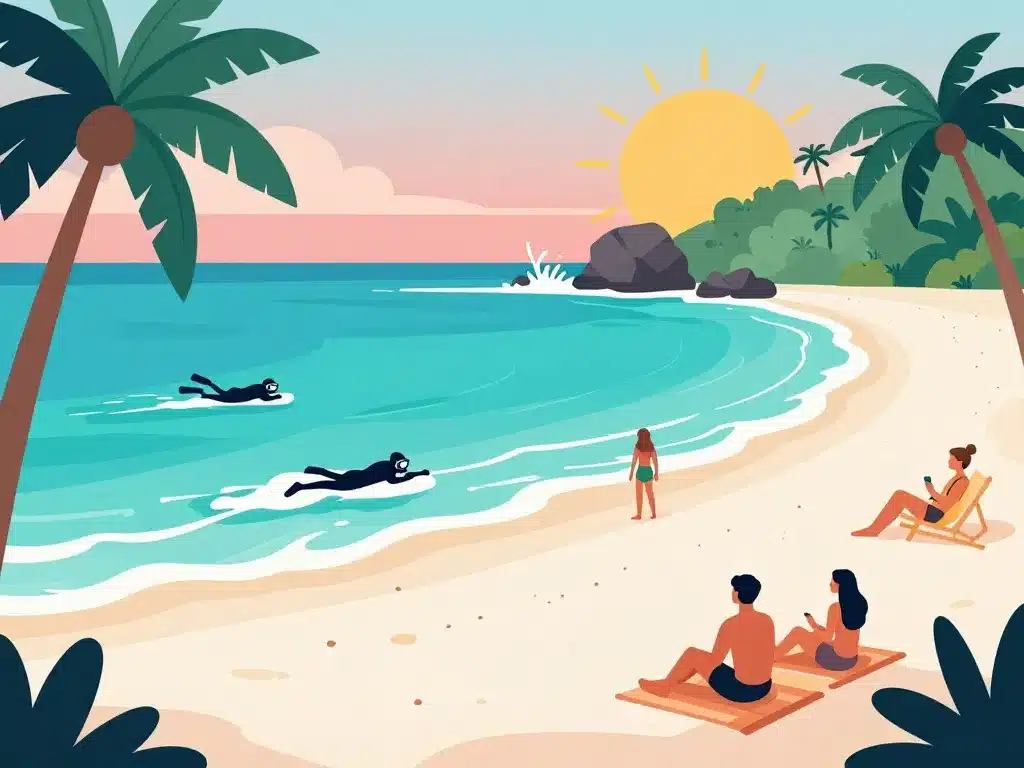 plages snorkelling paysages ceningan lembongan