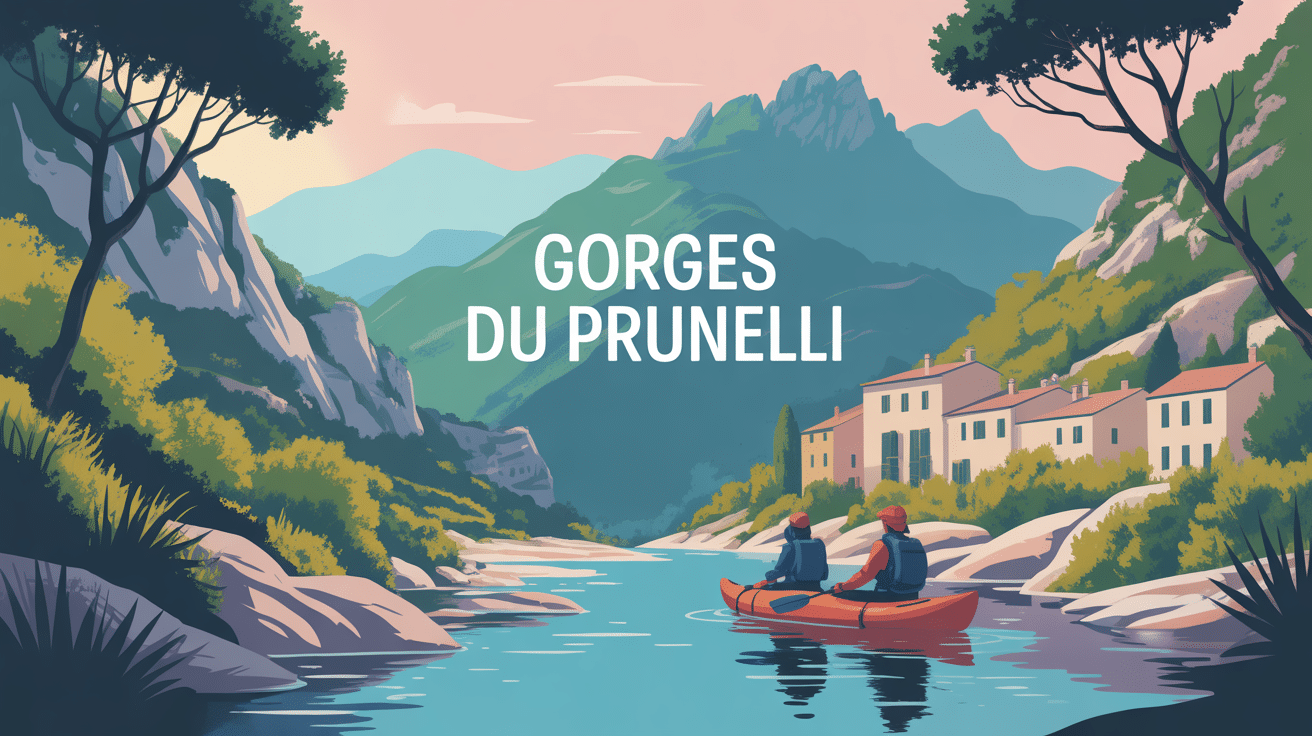 vue panoramique des gorges du prunelli en corse