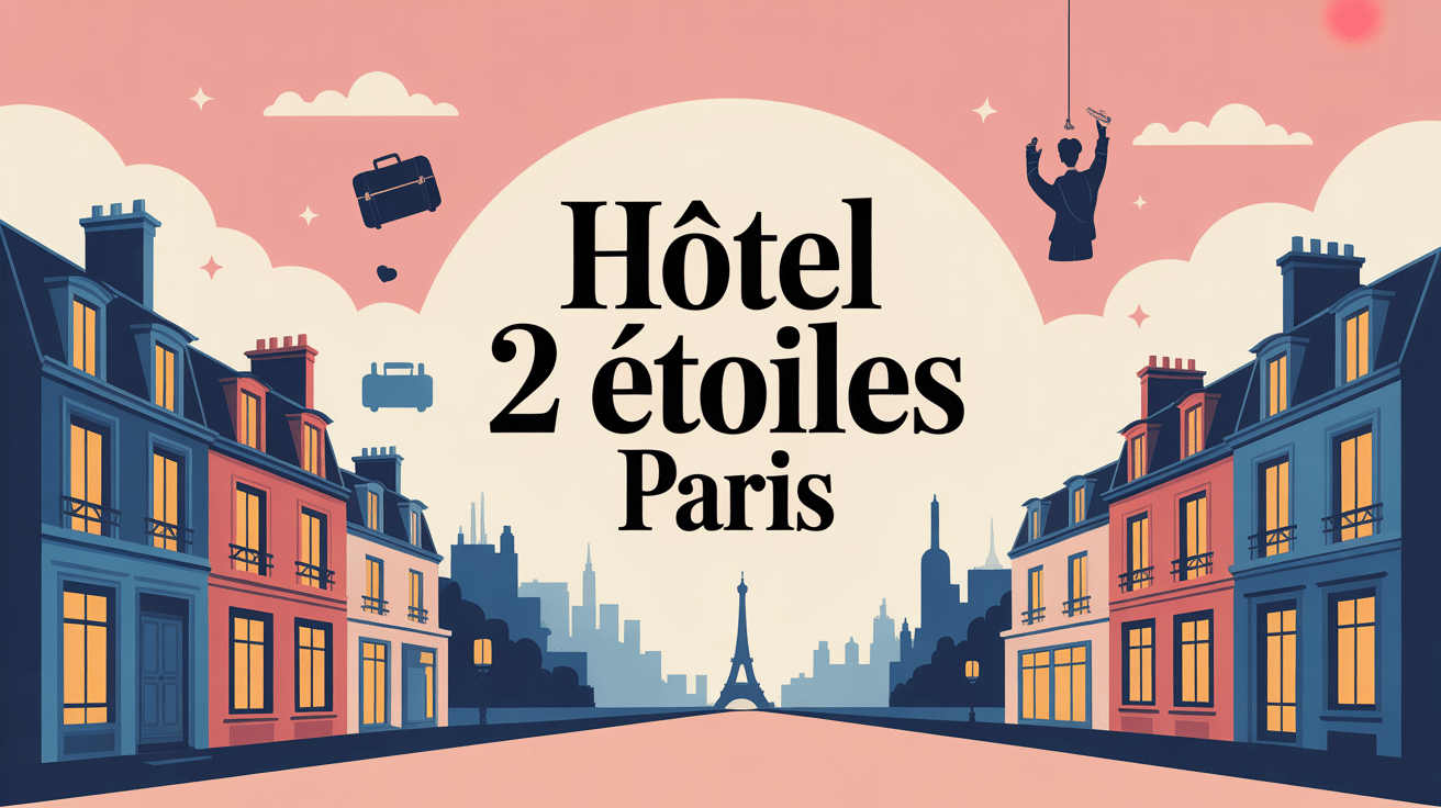 illustration ambiance parisienne hotel 2 etoiles paris