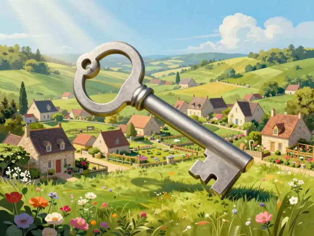 Iconiques plus beaux villages du Pays d'Auge illustrés