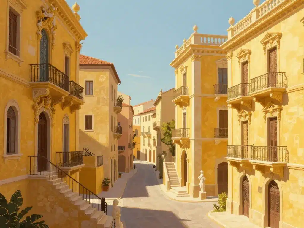 centre historique baroque de noto sicile