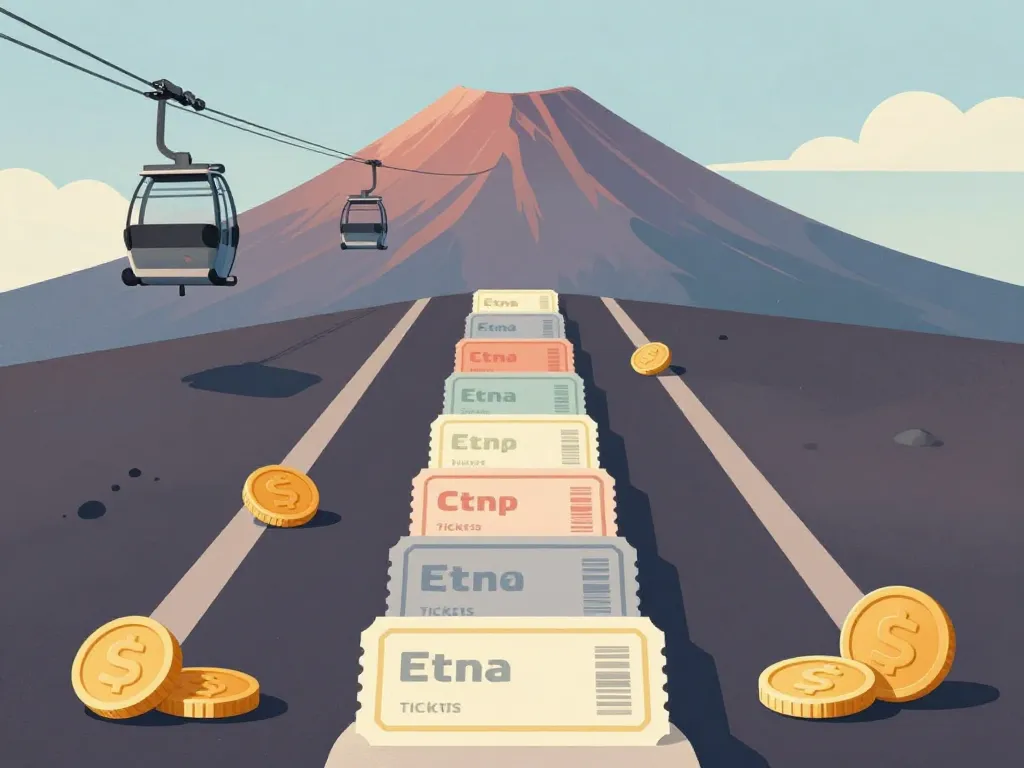 tickets téléphérique etna options prix