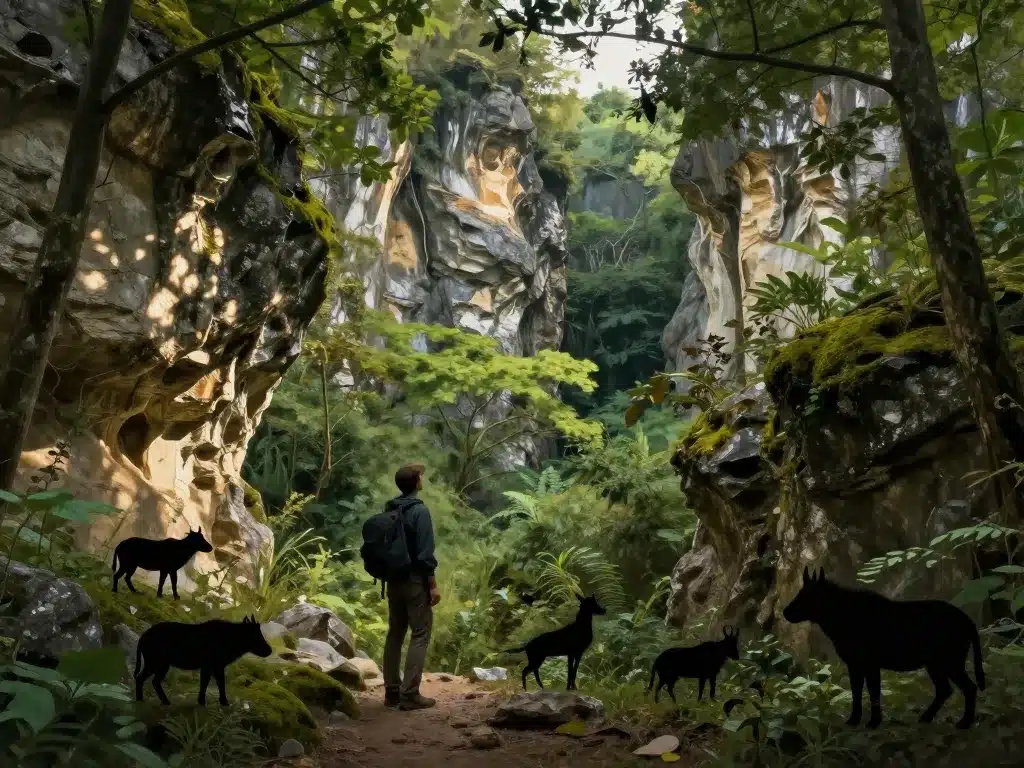 trou de la mandre hiker flore relief naturel
