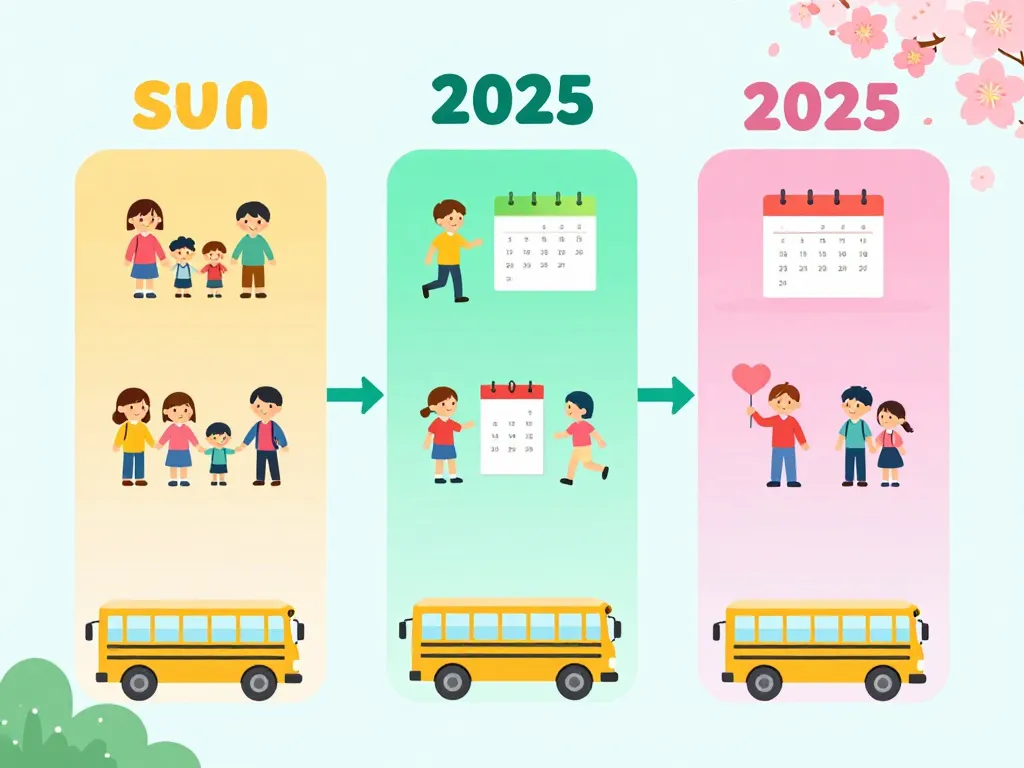 vacances scolaires japon 2025 diagramme structure année vacances