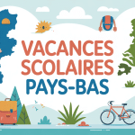carte regions vacances scolaires pays bas