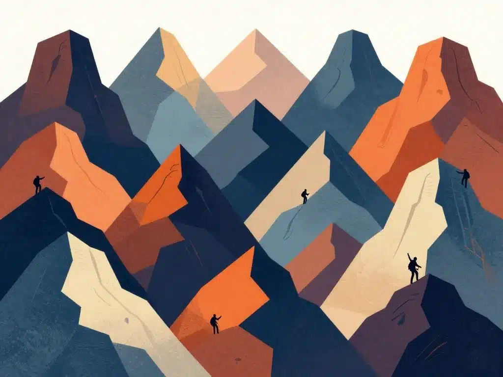 Illustration alpinistes 14 sommets de plus de huit mille mètres