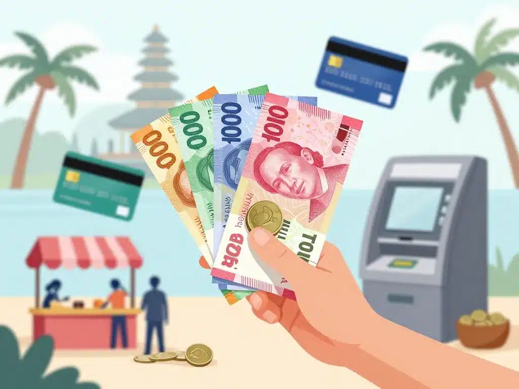 bali monnaie types billets pièces et paiement