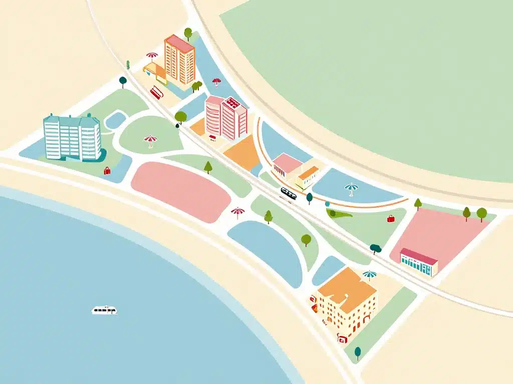 Plan quartier Etap Hotel Nice Californie ambiance pratique