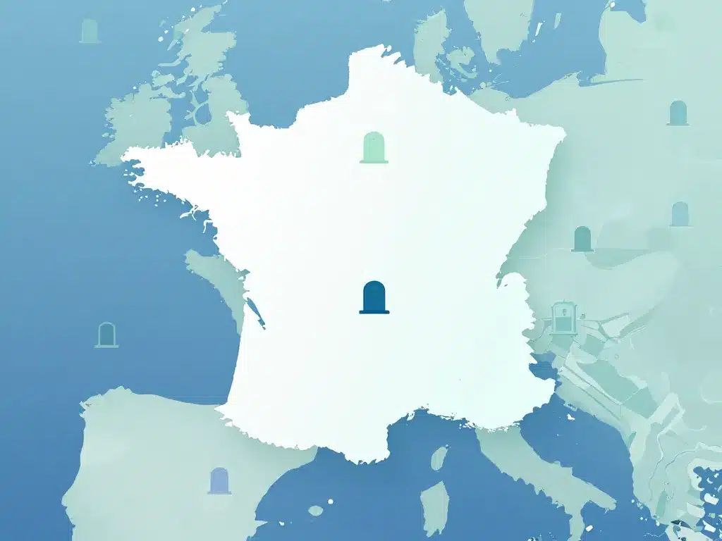 Carte sites cimetiere americain France