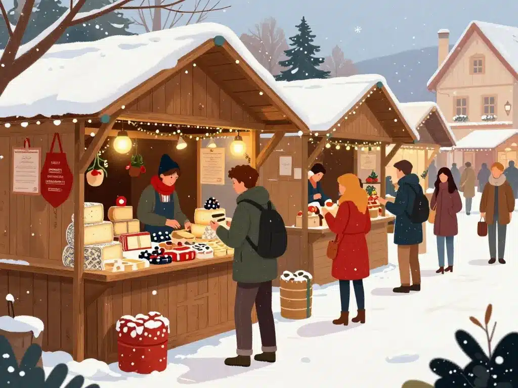 chalets gastronomie marche de noel caen