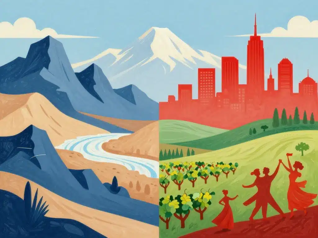 chili argentine comparaison paysages et ambiances