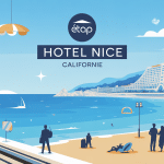 Illustration Etap Hotel Nice Californie ambiance vacances