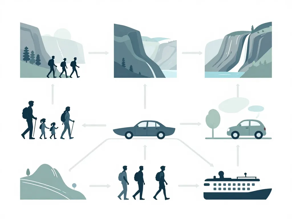 geirangerfjord profils voyageurs activités randonnée kayak